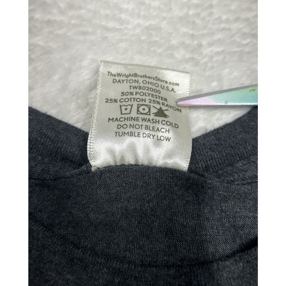 Vintage 90s The Wright Brothers Double-sided Single Stitch Gray T-Shirt Size XL - Picture 5 of 8